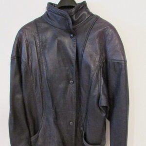 Ladies Vintage Lambskin Leather Jacket